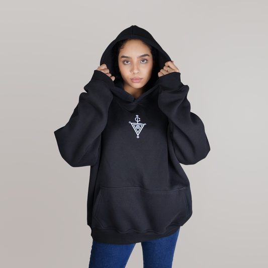 Khlala Hoodie Black & White Women