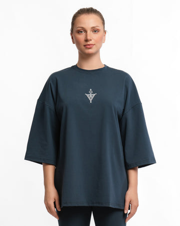 Oversized T-Shirt Midnight Blue