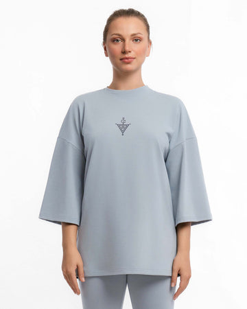 Oversized T-Shirt Wind Blue