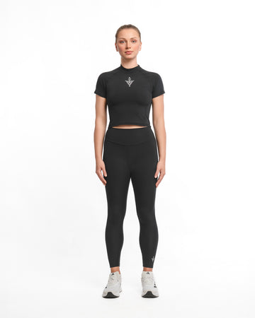 Ensemble ActiveFit Crop Black