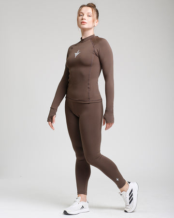 Ensemble ActiveFit Long-Sleeve Mocha