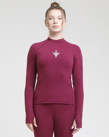 Fitted Long-Sleeve Ruby
