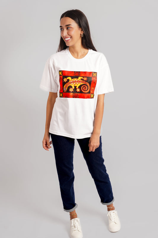Africa T-Shirt White Women