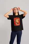 Africa T-Shirt Black Women