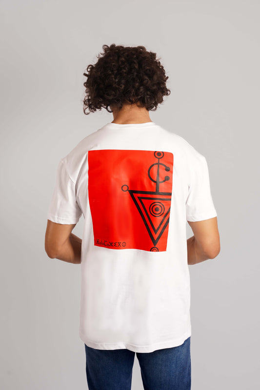 Amazigh T-Shirt Red print Men