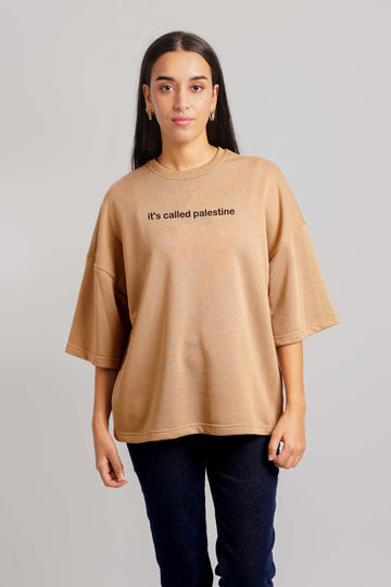 it's called palestine T-Shirt Oversize Amber (Women)