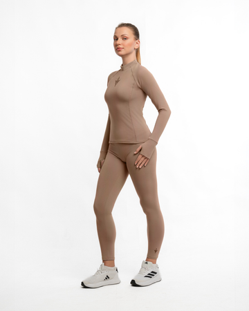 Ensemble ActiveFit Long-Sleeve Cookie