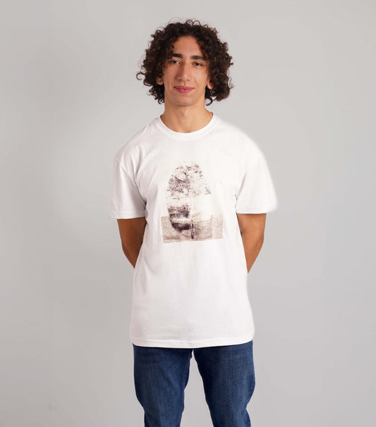 Leaf T-Shirt White Men