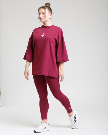 Ensemble ActiveFit Oversized Ruby