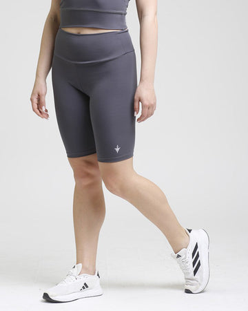 Short High-Waist Push-Up Graphite