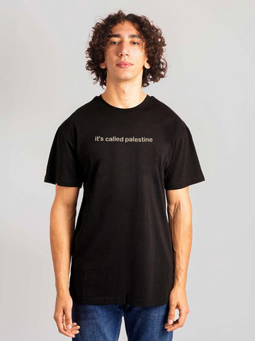 it's called palestine T-Shirt Black (Men)