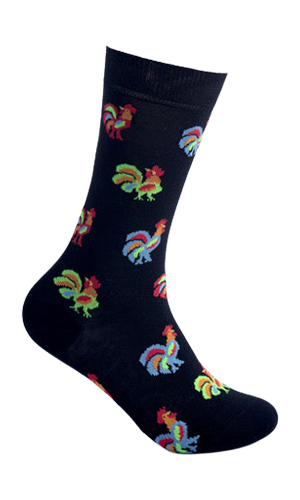 Coq Gaulois Black Socks