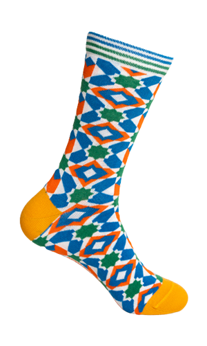 Qurtoba Orange Socks