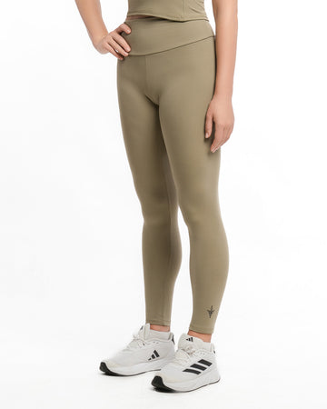 Leggings High Waist Push Up Olive